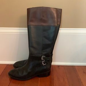 Ralph Lauren Two-tone Riding Boots